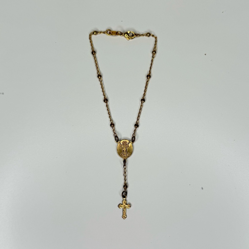Goldplated rosary bracelet